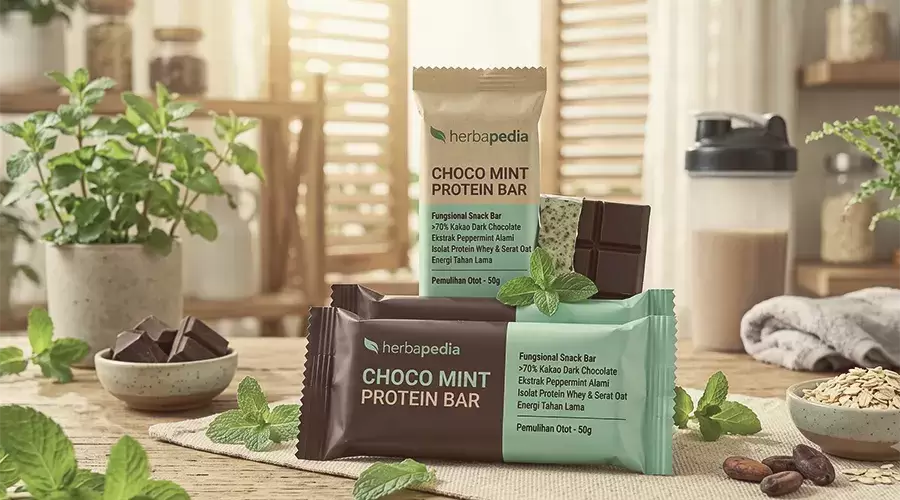 Konsep Produk Choco Mint Protein Bar